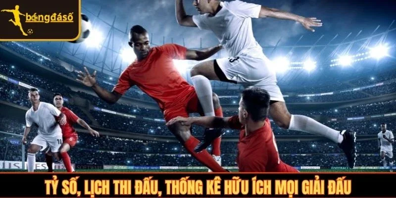 Tỷ số, lịch thi đấu, thống kê hữu ích mọi giải đấu